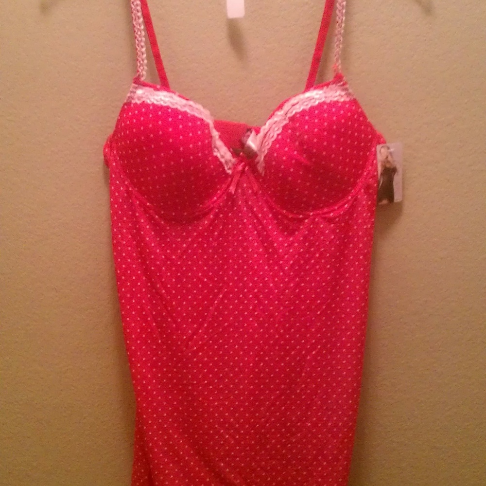 Pink with white dots Sexy Lingerie